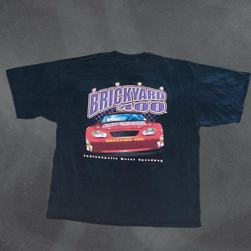 Vintage 2004 Brickyard 400 Indianapolis Racing Graphic T-Shirt